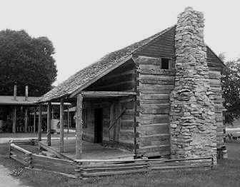 The Bell Log Cabin in Adams, TN